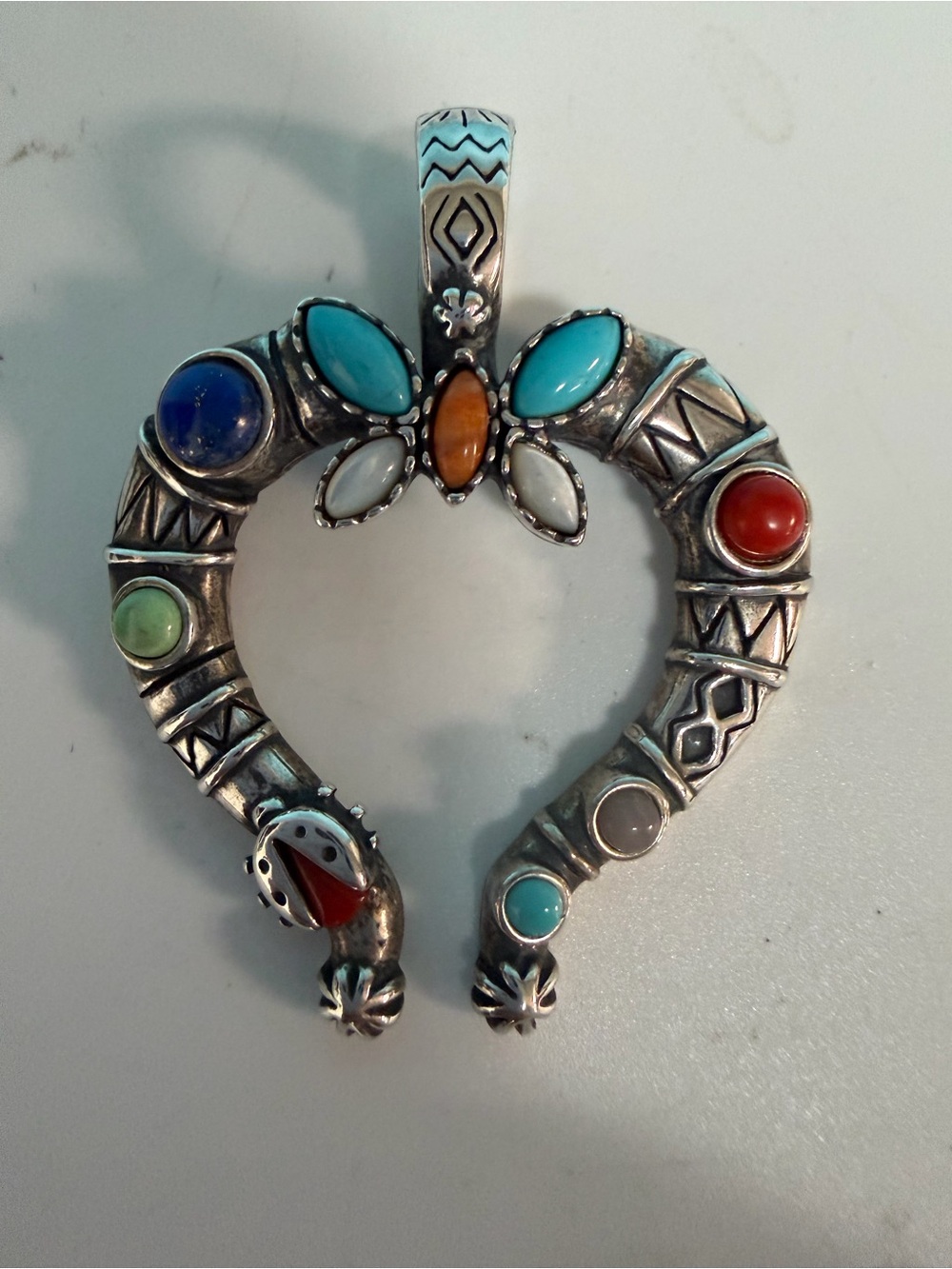 Carolyn Pollack Sterling Silver Pendant Naja Veronica Dine Butterfly